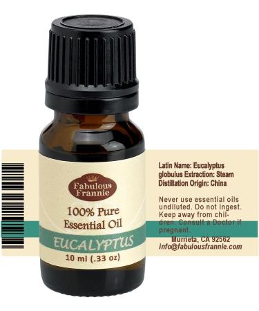 Fabulous Frannue Great Eight Essential Oils Set - 10ml Pure Oils in Carrying Case | Rosemary Lavender Sweet Orange & More | International Shipping Available - Buy Online on GoSupps.com