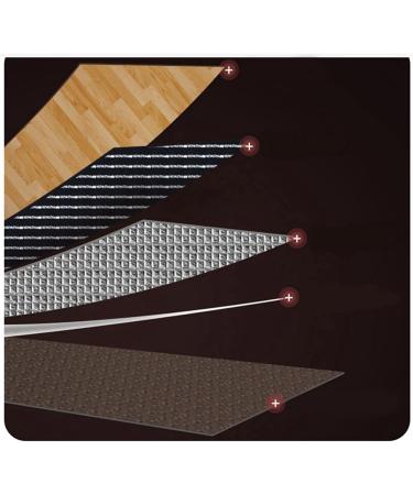 Boxwizard Underfloor Heating Mat - Heated Foot Warmer with Digital Display Timer & Temperature Control - 50x55 cm Light Wood Grain - Buy Online on GoSupps.com