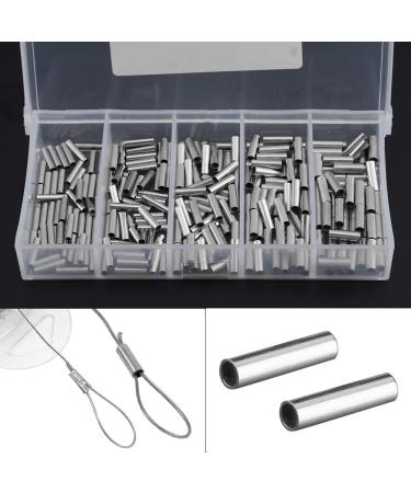 OriGlam 250pcs Copper Barrel Crimp Sleeves Kit for Fishing Line Rigging and Wire Rope - Tackle Connector Kit - Buy Online on GoSupps.com