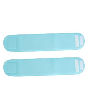 Neck Gel Patch, 2 Pack Reusable Moisturizing Neck Gel Patches, Anti-Wrinkle, Lightweight and Soft for Sleeping (Blue)