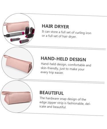 Ipetboom 7pcs Travel Carrying Case Hair Curler Anti- Scratch Hair Blower Pouch Case for Hair Dryer Styler Pinkx7pcs 35X13X13CMx7pcs - Buy Online on GoSupps.com