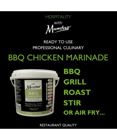 Mumtaz BBQ CHICKEN Marinade Catering/Party Size Bucket - BULK 2.2Kg - Restaurant Quality - Mildly Spiced - BBQ - Grill - Roast - Stir or Air fry.All Natural Ingredients- Gluten Free- Vegan Friendly. - Buy Online on GoSupps.com