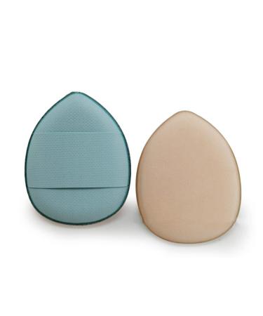 Verdant Touch Finger Puff Mini Finger Powder Puff Makeup Puffs Super Soft Concealer Sponge for Body Cosmetic Foundation Blue