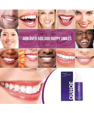 His Smile Teeth Whitening Color Corrector - Purple Toothpaste for Stain Removal (1PC) - Buy Online on GoSupps.com