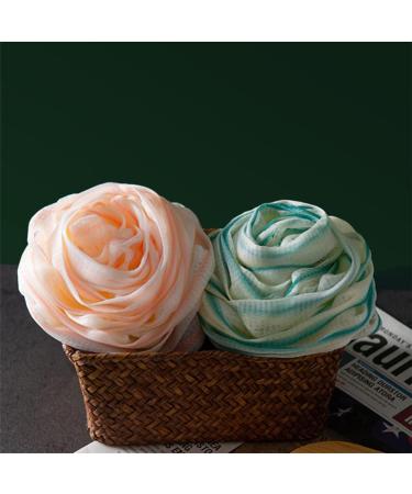4pcs Rose Bath Ball Sponges for Women | Exfoliating Loofah & Shower Balls | Reusable Bath Accessories - Buy Online on GoSupps.com