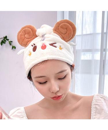 Luxshiny Bathing Shower Caps Elastic Shower Bathing Hat Hair Hat Wet Hair Dry Turban Spa Bathing Bonnet Shampoo Hat for Kitchen Bathroom Hair Shower - Buy Online on GoSupps.com