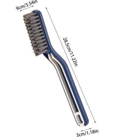 Scrub Brush with Handle - Portable Shower Cleaning Brush Tile Scrub Brush Comfortable Grip Tile Floor Scrubber Floor Scrubbing Brush for Bathroom Kitchen Living Room Blue - Buy Online on GoSupps.com