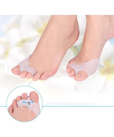 Gel Toe Separator Set with Forefoot Cushions for Hallux Valgus Correction - Women & Men | Bunion Corrector & Hammer Toe Straightener - Buy Online on GoSupps.com