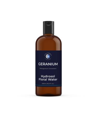 Mystic Moments | Geranium Natural Hydrosol Floral Water 500ml | Perfect for Skin Face Body & Homemade Beauty Products Vegan GMO Free