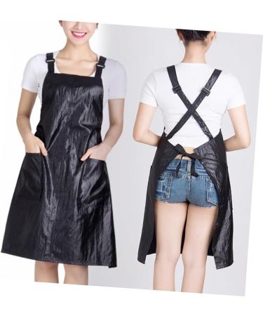 FRCOLOR Cooking Apron Work Wear for Men Waiter's Apron Overall Work Coat Cargo Trousers for Men Aprons for Men Work Apron Hairdressing Apron Pocket Uniform Miss black M - Buy Online on GoSupps.com