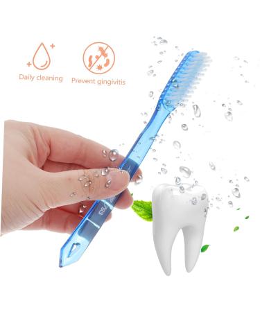 CLISPEED 30 Pcs Colorful Travel Toothbrush Set | Disposable Dental Floss & Toothbrushes for Easy Oral Care on the Go - Buy Online on GoSupps.com