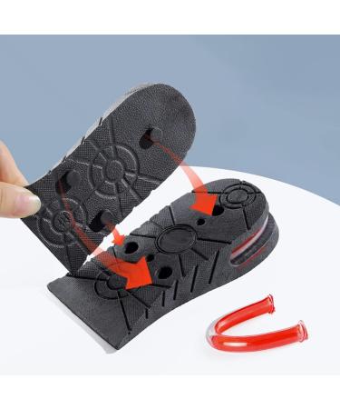 2 Pcs Height Increase Heels - Cushioned Shoe Insoles & Heel Lift Inserts for Men | Comfort & Support - Buy Online on GoSupps.com