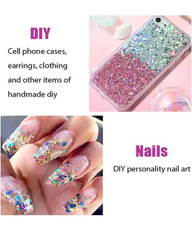 White Body Glitter Gel with Holographic Chunky Glitters - 50g for Festivals, Raves, Concerts | Mermaid-Inspired Glitter for Eyes, Lips, Hair, Nails - Buy Online on GoSupps.com