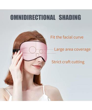 Buy Olesilk 2er Set Adjustable Silk Sleep Masks | 100% Mulberry Silk Eye Masks for Men & Women | Travel & Home Use | Pink & Peach | Unisex - Buy Online on GoSupps.com