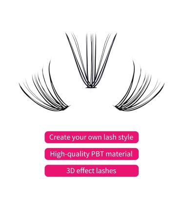 Premium Eyelash Single Clusters for Extensions - 10D 20D 0.07D Curl Mix 8-16mm Individual Artificial Eyelashes for Beginners | DH-10D+20D-0.07-D - Buy Online on GoSupps.com