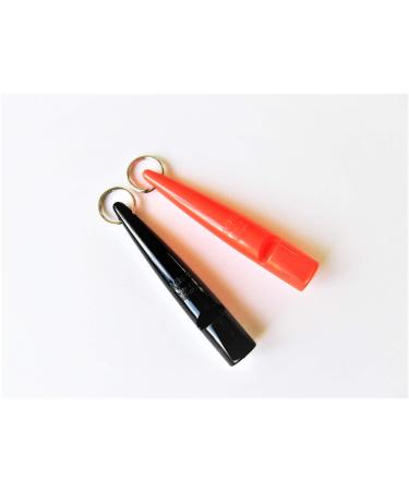 ACME NEW 211.5 Dog Whistles - Pair Black and Orange
