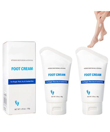 Beslibate Urea cream urea foot cream 40% urea lotion for maximum strength feet foot and hand cream with hyaluronic acid urea foot lotion 50 g *2 cream4-5