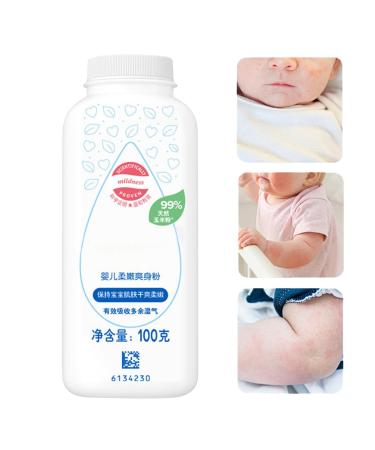Poudre d'amidon de ma s bio - Poudre naturelle pour le corps et les peaux sensibles - 100 g d'ingr dients v g taux - Soin doux pour b b s adultes pour les fesses irrit es et la fra cheur