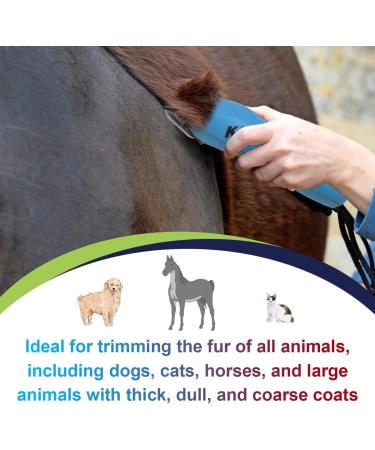 BESTBOMG 30 W Wide Removable Blades for Pet Grooming Compatible with Heiniger/Moser Max45/Andis/Oster A5 Cutting Length 1/50 Inch (0.5 mm) 30W 0.5mm - Buy Online on GoSupps.com