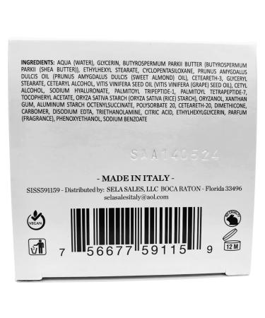 Delfanti-Milano Peptide & Hyaluronic Acid Anti-Aging Night Cream | Made in Italy - International Shipping Available - Buy Online on GoSupps.com