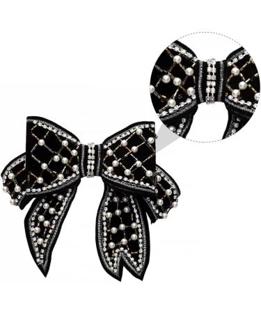 1pc Bow Clip Pearl Clips for Hair Black Hair Accessories Hair Clips for Bows Glitter Hair Bows Pearl Hair Clips Bowknot Hairpins Bowknot Hairpin Stylish Style Hair Clip - Buy Online on GoSupps.com