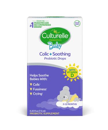 Probiotics for Babies, Colic plus Soothing Drops From Culturelle, Helps Soothe Colic, Fussiness and Crying in Babies 0-12 Months, 7.5ml drops, One Months Supply - Buy Online on GoSupps.com