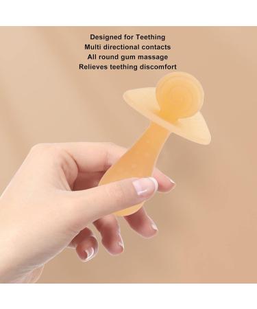 Nano Silver Newborn Teething Toy Pacifier Stick for 6-12 Months | Easy Grip Textured Handle | Boilable Candy Shape - Buy Online on GoSupps.com