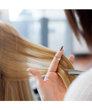 Silver Hair Selecting Ring & Steel Pin Rat Tail Combs Set with Magnetic Wrist Tool - Salon Braiding & Curling Kit - Buy Online on GoSupps.com
