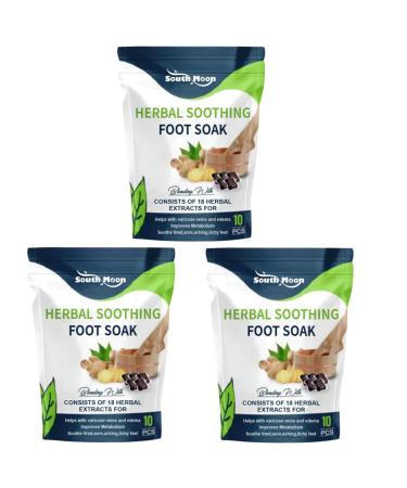 Herbal Soothing Foot Soak Beads 2023 New Herbal Detox Cleansing Foot Soak Beads Herbal Foot Cleansing Soak Beads Herbal Detox And Shaping Foot Soak Beads Foot Care (3 Bag)