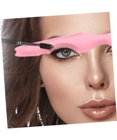 Ipetboom 3pcs Silicone Beauty Ruler Eye Shadow Lipstick Makeup Tool Eyeshadow Guide Template Eyebrow Pencil 15X4.15CM Pink-2 - Buy Online on GoSupps.com