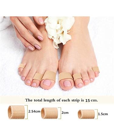 Buy 5 Pcs Silicone Toe Protection Tube Bandage | Gel Finger Pad - 15x2 cm | International Shipping - Buy Online on GoSupps.com