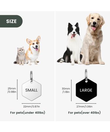 Yehanti Personalized Dog Tag - Engraved Stainless Steel ID for Dogs Cats & Puppies | Custom Name Phone & Address | International Shipping - Buy Online on GoSupps.com