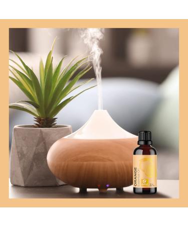 Pure Sweet Orange Essential Oil - Cold Pressed Citrus Oil for Diffuser & Skin - 1 Fl Oz - Buy Online on GoSupps.com