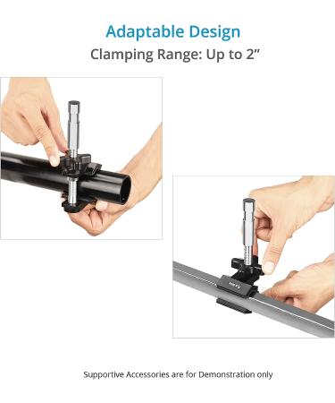PROAIM SnapRig End Jaw Vise Grip/Clamp with 5/8 Baby Pin - Sturdy & Secure Clamp with 2 Clamping Range & 20kg Payload - Buy Online on GoSupps.com