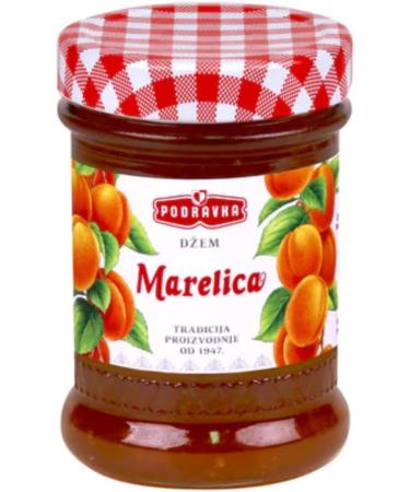 Podravka Set of 5 apricot jams in glass 360 g - Buy Online on GoSupps.com