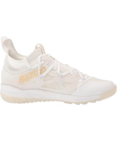 adidas Men's Adizero Afterburner 9 Turf Baseball Shoe 12.5 White/Gold Metallic - Buy Online on GoSupps.com