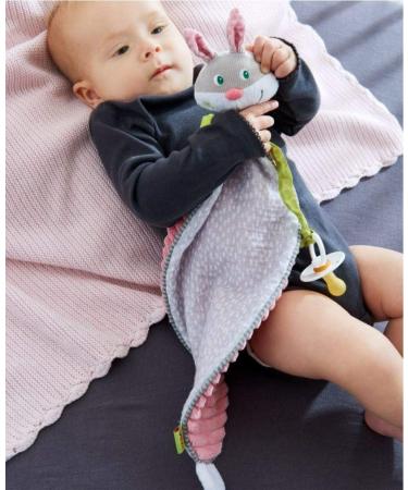 HABA 305558 Comforter Bunny Hops | Colorful Baby Comforter for Newborns & Infants | International Shipping Available - Buy Online on GoSupps.com