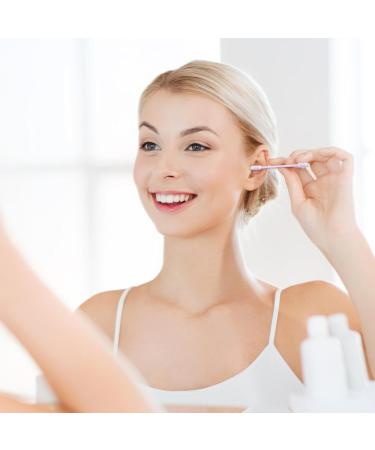 4 Pack Reusable Cotton Swabs - Eco-Friendly Silicone Ear Buds for Makeup & Ear Cleaning | Portable Double-Ended Spiral Design - Buy Online on GoSupps.com