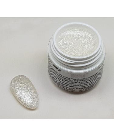 5ml UV exclusive glitter gel white