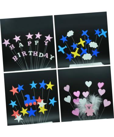 OFFSCH 16pcs Wedding Cake Decorations Cake Decorating Supplies Airplane Cupcake Toppers Cloud Cake Decorations Cupcakes Plane Cake Toppers Iron Wire Cake Picks Cloud Cupcake Toppers Flag - Buy Online on GoSupps.com