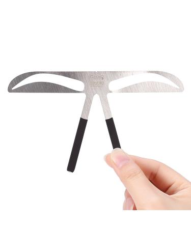 European Style Eyebrow Stencil: Stainless Steel Ruler for Microblading & Permanent Makeup - Gold Ratio Positioning Tool - Buy Online on GoSupps.com
