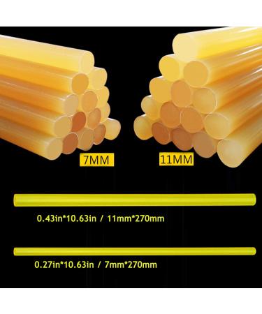 Hot Glue Sticks for Glue Gun 10.63 in  0.43 in Dia 20pcs Yellow Hot Glue Gun Sticks Large Bulk Adhesive Almost for All Materials for Kids DIY Sealing Dent Repair Yellow 0.43 x 10.62in - Buy Online on GoSupps.com