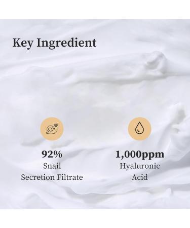 Snail Mucin 92% Moisturizer | Advanced All in One Cream for Anti-Aging & Hydration | Unisex Daily Facial Moisturizer - Buy Online on GoSupps.com