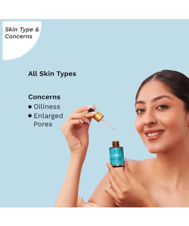 Pilgrim Salicylic Acid 2% & Niacinamide 3% Oil Control Face Serum | Lightweight Leave-On for Oily Acne-Prone Skin | Helps Unclog Pores Control Shine & Smooth Texture | 1.01 Fl Oz (30ml) - Buy Online on GoSupps.com