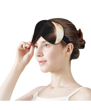 Original Eclipse of Moon Sleep Mask Eye Cover for Sleeping Blindfold with Adjustable Strap Blocks Light Night Travel Nap for Men Women - Buy Online on GoSupps.com