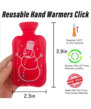 Christmas Style Reusable Pocket Hand Warmers - Instant Heat Packs for Pain Relief & Muscle Stiffness - Buy Online on GoSupps.com