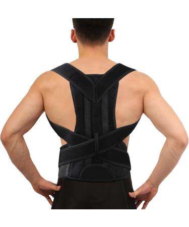 Oakye Back & Shoulder Support Braces - Pain Relief & Posture Correction Belt - Silver XXL - Buy Online on GoSupps.com