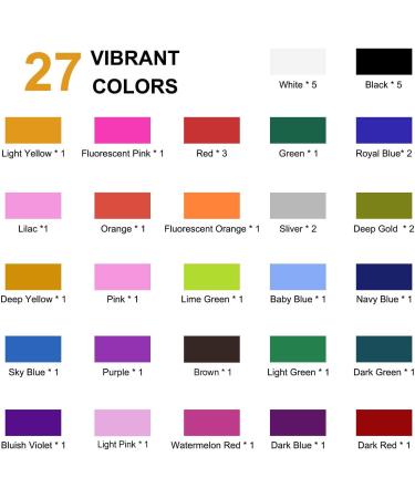 Heat Transfer Vinyl Bundle : 42 Pack 12 x 10 Sheets - Iron on Vinyl for Iron on Fabrics T-Shirts Heat Press Machine Multicolor - Buy Online on GoSupps.com