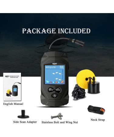 LUCKY Portable Marine Fish Finder - Sonar Depth Gauge Display for Kayaks & Boats - FL068 - Buy Online on GoSupps.com