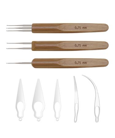The Lord of the Tools Set of 8 Dreadlock's tool Interlocking Tool Dreadlocks H kelenoße Sisterlocks Craft Dreadlocks Hair Extensions Locs attraction accessories Easyloc Hair Tool